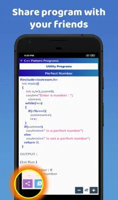 C++ Pattern Programs Free android App screenshot 0