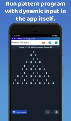 C++ Pattern Programs Free android App screenshot 1