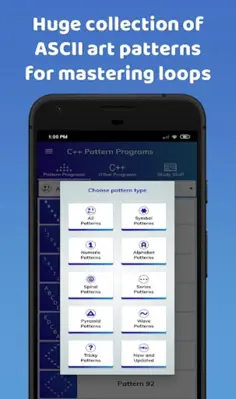 C++ Pattern Programs Free android App screenshot 6