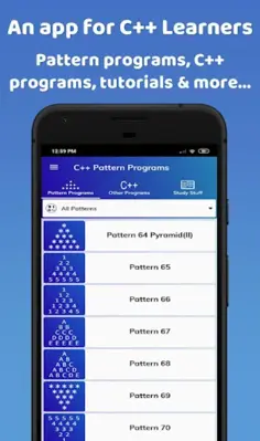 C++ Pattern Programs Free android App screenshot 7